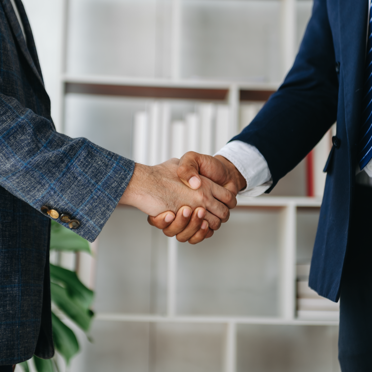 Leadership Shaking Hands